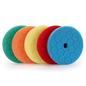 Veenkeny スポンジパット 5点125mm ポリッシャースポンジバフセット 研磨スポンジ 電動ドリル スポンジセットミニポリッシャーバフ用｜kirelab-net