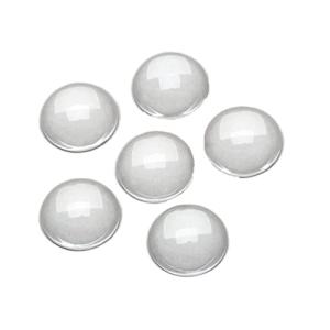 100個入りセット クリアガラス ガラス素材 カボション パーツ セット ペースター 円形 14mm 工芸品 ファッション ジュエリー用 DIY｜kirelab-net