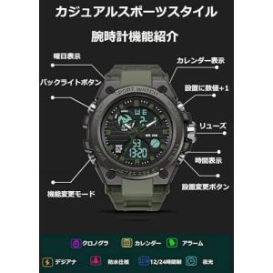 findtime 腕時計 デジタル メンズ デ...の詳細画像2