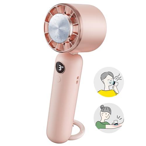 HAGOOGI ハンディファン 冷却プレート 携帯扇風機 瞬時冷感＆駆動時間史上最長 5000ｍAh...