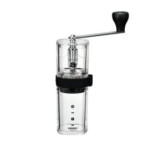 HARIO(ハリオ) コーヒーミル・スマートG セラミック臼 透明 クリア コーヒー豆 24g 2杯用 MSGN-2-T｜kirelab-net