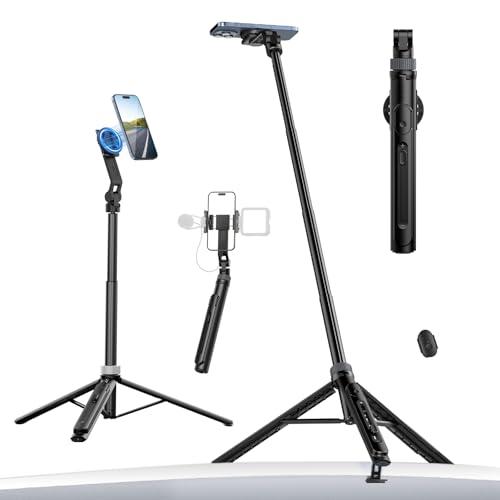 Ulanzi TT88 自撮り棒 Magsafe用 2in1 スマホ 三脚 じどり棒 オーバーヘッド...
