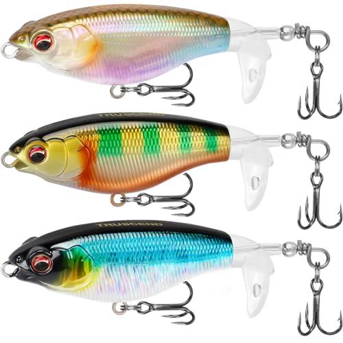 TRUSCEND フローティング・プロップベイト ルアー フィッシング 釣りルアー ポッパー ペンシ...