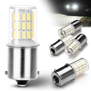 12V-24V S25 シングル (180度ピン)1156 BA15S G18 P21W 車 バイク トラック 超高輝度 ホワイト 4014SM｜kirelab-net