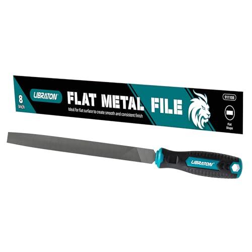 LIBRATON ヤスリ 200mm やすり 鉄工ヤスリ 鉄ヤスリ 棒やすり 金属ヤスリ 金属やすり...