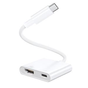 USB Type-C HDMI変換アダプタ [4K 映像出力]タイプ C HDMI 変換アダプタ +タイプC PD急速充電ポート HDMI 変換｜kirelab-net