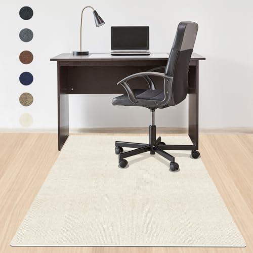 HUIJIE チェアマット フロアマット 床保護マット 120×90cm 椅子 マット滑り止め pv...