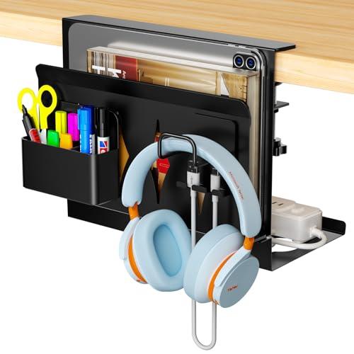 RCHYFEED デスクサイドホルダー デスクサイド収納ラック ノートパソコンスタンド 縦置き 机下...