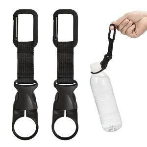 KAruim ペットボトルホルダー カラビナ付き 3個セット ドリンク ホルダー アウトドア 登山 キャンプ ハイキング 旅行 水分補給 着脱簡｜kirelab-net