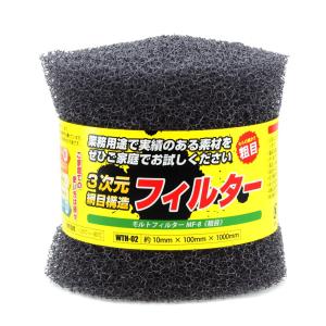 和気産業(Waki Sangyo) イノアック 3次元網目構造フィルター モルトフィルター MF-8 粗目 厚み10X幅100X長さ1000mm｜kirelab-net