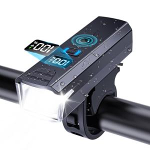 超高輝度・遠距離照射 自転車 ライト 光センサー 高輝度 2000ルーメン 小型 IPX7防水 5つ点灯モード 180°大ワイド照明 自動点灯｜kirelab-net