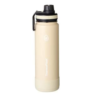サーモフラスク 0.7L アイボリー 保冷専用 水筒 ステンレスボトル 700ml 直飲み TAKEYA｜kirelab-net