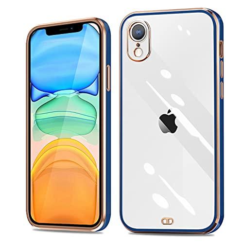 iPhone XR ケース クリア アイフォンXR カバー 耐衝撃 透明 TPU 落下防止 防塵 薄...