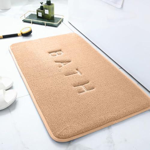 ZPOW バスマット 洗える 足ふきマット 速乾 吸水 低反発 北欧 お風呂まっと マイクロファイバ...