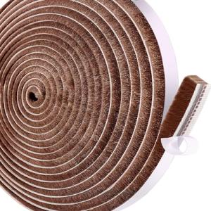 YINKE 隙間テープ すきまモヘアテープ 毛足長い 超ロングサイズ 10ｍ×7mm×12mm 虫よけすき間テープ 網戸用 玄関 ドア用 窓用｜kirelab-net