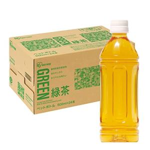 アイリスオーヤマ 緑茶 ラベルレス 500ml ×24本 お茶 静岡県産 茶葉 ケース ペットボトル 500ミリリットル ボトル 国内製造 おち｜kirelab-net