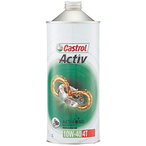カストロール(Castrol) エンジンオイル Activ 4T 10W-40 1L 二輪車4サイク...