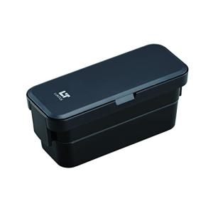 アスベル 弁当箱 ランタス WS-T800C 幅21.3ｃｍ×奥行8.6ｃｍ×高さ9.4ｃｍ バッグ付 ブラック｜kirelab-net