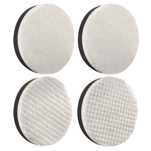IROKCAKPT 車磨き用 バフ 125mm ポリッシャー バフ荒目 中目 細目 4個セット マジ...