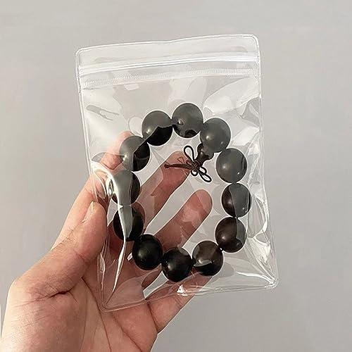 ジュエリー袋 pvc 50枚入 ジュエリーポーチ 透明 パッキング ビニール チャック付き 密封 抗...