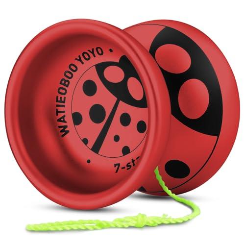 WATIEOBOO yoyo メタルヨーヨープロフェッショナル、反応しないヨーヨー 子供初心者、大人...