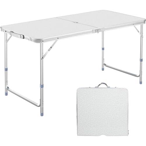 Taimonik アウトドア 折りたたみ テーブル キャンプ テーブル 高さ3段階調整120×60×...