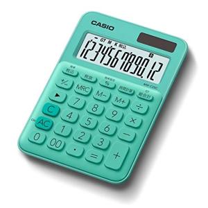 カシオ カラフル電卓 ミントグリーン 12桁 ミニジャストタイプ MW-C20C-GN-N｜kirelab-net