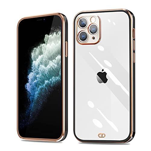 iPhone11Pro ケース クリア 耐衝撃 透明 TPU 落下防止 防塵 薄型 軽量 一体型 変...