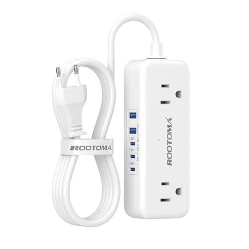 変換プラグ Cタイプ 韓国 コンセント 海外旅行用 変換アダプター 1.5m延長コード付き｜AC差込...