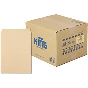 キングコーポレーション クラフト封筒 角形5号 85g 500枚入 152101｜kirelab-net