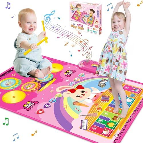 Kabeila ピアノマット おもちゃ ダンスマット 子供 知育玩具 女の子 男の子 誕生日 人気 ...