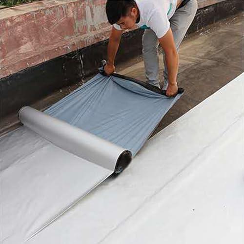 TINYMATCH 防水テープ 屋外 屋根材 50cm*5m 屋根 防水シート ベランダ 簡単施工 ...