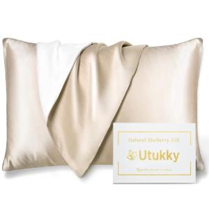 Utukky シルク枕カバーTVで紹介シルクまくらカバー 片面100%シルク枕カバー 43×63cm 封筒式枕カバー シルクピローケース テンセ｜kirelab-net