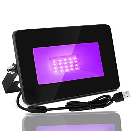 YC 紫外線 ブラックライト 投光器 紫外線ライト 防水IP65 395-405nm UVライト レ...