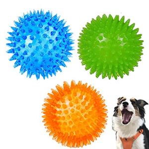 YFFSFDC 犬おもちゃ 噛むおもちゃ 犬用ボール音の出るおもちゃ 天然ゴム 弾力性 耐久性ストレス解消 訓練用 中小型犬に適用サイズ8.5c｜ルミナスエイト ヤフー店