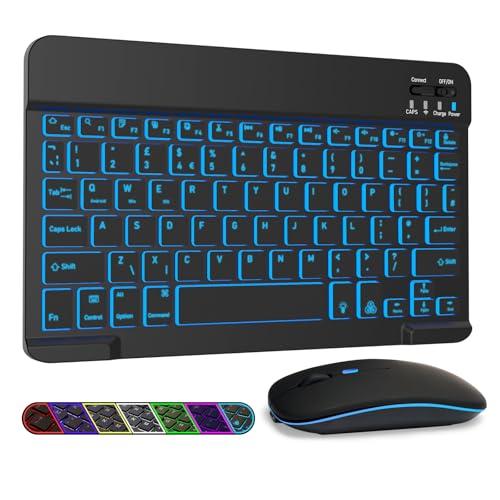 LAMA タブレットキーボード Bluetooth5.4 キーボードワイヤレス マウス付き 薄型 コ...