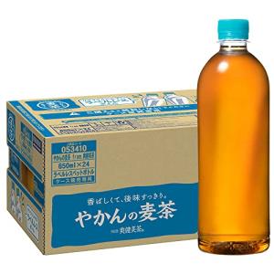 コカ・コーラ やかんの麦茶 from 爽健美茶 ラベルレス 650mlPET×24本｜kirelab-net