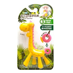 EDISONmama(エジソンママ) 歯がため キリンのはがため ピンク フックにかけて乾かせる穴付き 1個 (x 1)｜kirelab-net