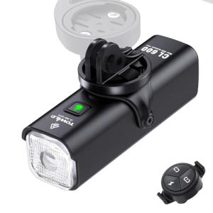TOWILD CL600 リモコン付き自転車ライト USB-C充電式IPX6防水 600ルーメン 2000mAh 大容量ロードバイク/クロスバイ｜kirelab-net