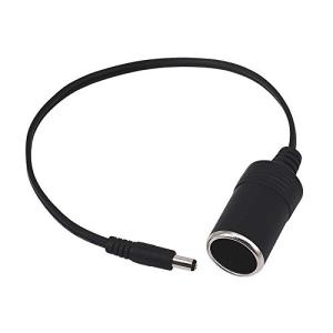 YFFSFDC シガーソケット メス DCジャック 5.5-2.1mm オスコネクタ付き シガレットライター 12V コネクタアダプタ 30cm｜kirelab-net