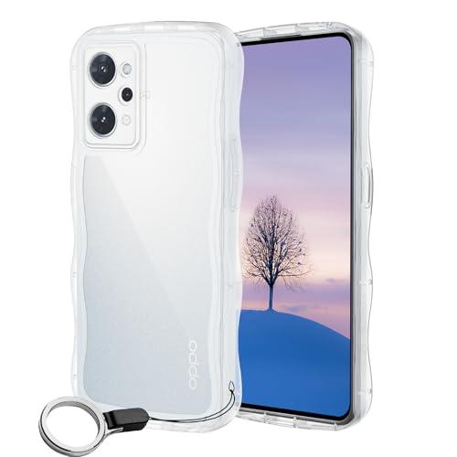 OPPO Reno9 A /Reno7 A ケース クリア ウェーブ TPU波状のバンパー 透明 ス...