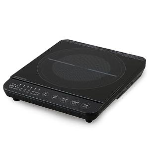 アイリスオーヤマ IHコンロ 1口 IHクッキングヒーター 1400W 卓上 デザイン IHK-T391-B｜kirelab-net
