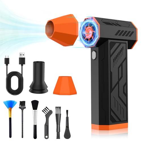 iKristin 電動エアダスター エアダスター 小型 ブロワー 強力 110000RPM高速回転 ...