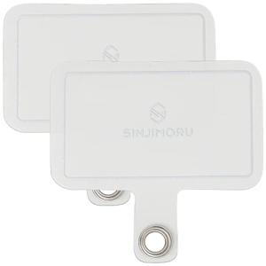 スマホストラップホルダー、2枚入り 首掛けストラップ用タグパッチ スマホケースに挟む 落下防止 紛失防止 スマホストラップ用ホルダー 肩掛け、斜｜kirelab-net