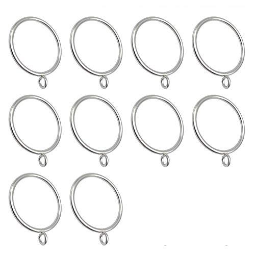 C.M. カーテンリング スライドリング 内径50mm シルバー 直径45mmまでのポールに適用 1...