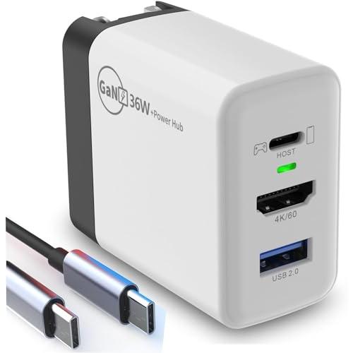 3-in-1多機能アダプターSwitch充電器 + Switchドック多機能HDMI変換アダプター ...