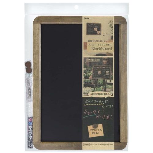 レイメイ藤井 黒板 ブラックボード A3 アンティーク つや消し加工 マーカー付き ナチュラル LN...