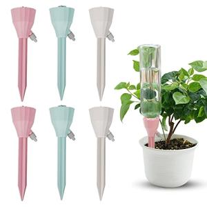 自動給水キャップ 自動給水器 6個セット 自動水やり器 植物自動じょうろ 散水 水やり 水遣り器 挿すだけ 各サイズペットボトル対応 園芸 植物｜kirelab-net