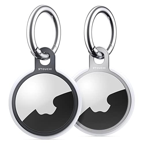 2枚セットStouchi AirTag キーホルダー AirTag ケース エアタグケース AirT...