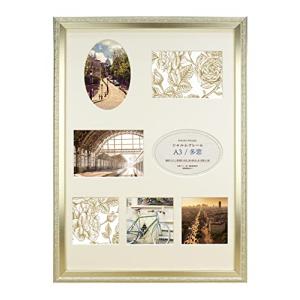 万丈 VANJOH シャルムフレーム A3/多窓 シルバー 106707 壁掛専用｜kirelab-net